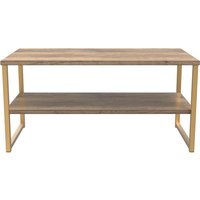 Ready Assembled 2 U Tamworth XXL Coffee Table 1000x500 (Ready Assembled) in Dark Brown