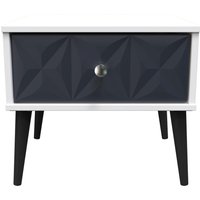 Ready Assembled 2 U Toledo 1 Drawer Side Table (Ready Assembled) in Dark Blue