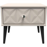 Ready Assembled 2 U Toledo 1 Drawer Side Table (Ready Assembled) in Taupe