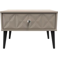 Ready Assembled 2 U Toledo 1 Drawer Wide Side Table (Ready Assembled) in Light Brown