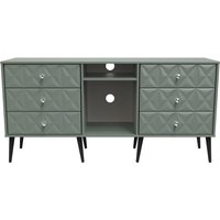 Ready Assembled 2 U Toledo 6 Drawer Sideboard (Ready Assembled) in Pale Green