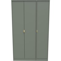 Ready Assembled 2 U Fuji 3 Door Wardrobe (Ready Assembled) in Pale Green