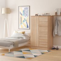 2 U Carlton 1 Door 5 Drawer Robe