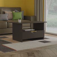 Ready Assembled 2 U Holborn Bottom Drawer Coffee Table (Ready Assembled) in Black