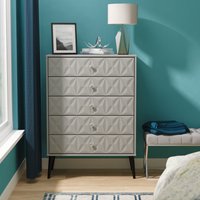 Ready Assembled 2 U Toledo 5 Drawer Chest (Ready Assembled) in Dark Grey