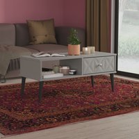 Ready Assembled 2 U Toledo 1 Drawer Coffee Table (Ready Assembled) in Dark Grey