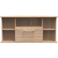 Ready Assembled 2 U Carlton Corner TV Unit (Ready Assembled) in Light Oak | Size: Medium