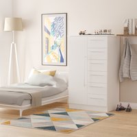 2 U Carlton 1 Door 5 Drawer Robe
