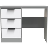 Ready Assembled 2 U Denver 3 Drawer Vanity (Ready Assembled) in Mid Grey