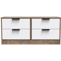 Ready Assembled 2 U Denver 4 Drawer Bed Box (Ready Assembled) in Dark Brown