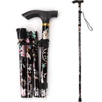 Collapsible Adjustable Height Walking Aid Ambulation Aid Durable Mobility & Support Walking Stick