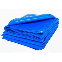 KAV Waterproof Heavy Duty 130GSM Multifunctional Quality Cover Tarp With Eyelets in Blue