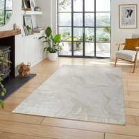 Perla Modern Abstract Living Room Area Rug Metallic Resin cm x 220 cm
