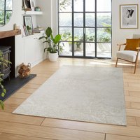 Perla Modern Abstract Linear Living Room Area Rug Metallic Molten cm x 170 cm
