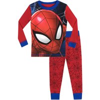Marvel Spiderman Pyjamas Snug Fit in Red | Size: 7-8 Years