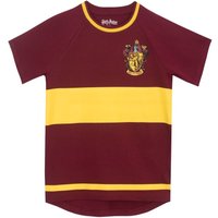 Harry Potter Boy's Gryffindor Stripe T-Shirt in Yellow | Size: 8-9 Years
