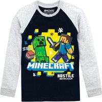 Creeper & Steve Long Sleeve T Shirt
