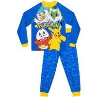 Pokemon Boy's Long Sleeve Pyjamas in Blue | Size: 10-11 Years