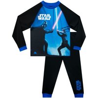 Star Wars Boy's Lightsabers Pyjamas in Blue | Size: 3-4 Years
