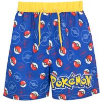 Pokemon Boy's Pokeball Swim Shorts in Blue | Size: 11-12 Years