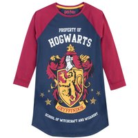 Harry Potter Girl's Kids Hogwarts Nightdress in Navy | Size: 10-11 Years