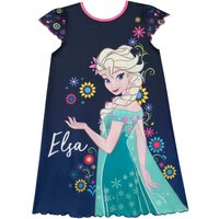 Disney Girl's Frozen Elsa Nightdress in Blue | Size: 6-7 Years