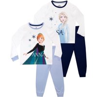 Girl's Frozen Elsa & Anna Pyjamas in | Size: 8-9 Years