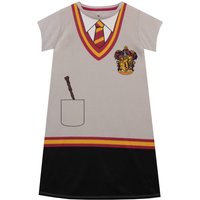Harry Potter Girl's Kids Gryffindor Nightdress in Grey | Size: 11-12 Years