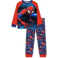 Marvel Boy's Spiderman Pyjamas Snuggle Fit in Red | Size: 2-3 Years