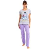 Disney Women's Winnie The Pooh Eeyore Pyjamas in Purple | Size: XL
