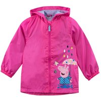 Peppa Pig Girl's Muddy Puddles Raincoat in Pink | Size: 3-4 Years