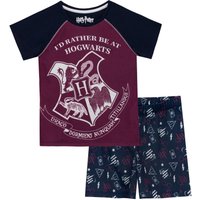 Harry Potter Girl's Hogwarts Short Pyjamas | Size: 10-11 Years