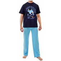 Disney Men's Aladdin Pyjamas in Blue | Size: Small