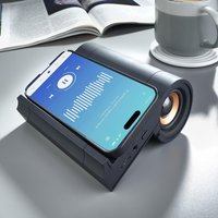 Smartphone Audio Amplifier Speaker Wireless Charging USB Rechargeable Lightweight Portable Sound Booster & Phone Charger