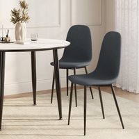 Cavell Cord Design Legs Set Dining Chairs Blue Pack