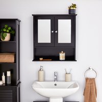 2 Door Bathroom Wall Mirror Cabinet