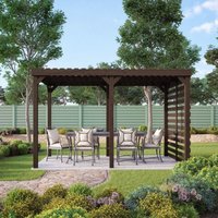 Rutland County Garden Furniture Ltd Shade Pergola - Wood - L240 x W360 x H270 cm - Light Green in Brown