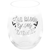 Blood My Enemies Stemless Wine Glass