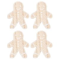 Gingerbread Man Coaster Set