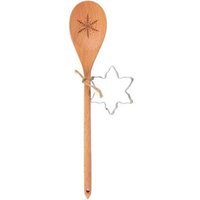 Snowflake Wooden Spoon Baking Set