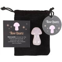 Magical Rose Quartz Crystal Mushroom