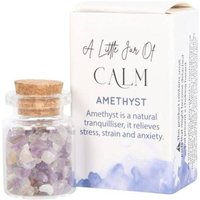 Jar Calm Amethyst Crystal Matchbox