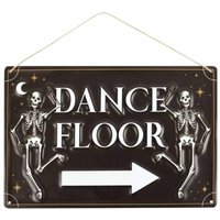 Dance Floor Hanging Metal Sign