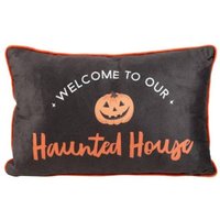 40cm Rectangular Haunted House Cushion