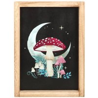 Forest Mushroom Framed Wall Print