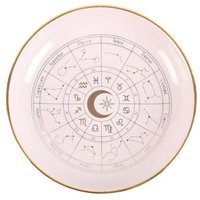 Off White Astrology Wheel Trinket Dish Pink