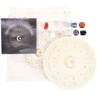KDMD Astrology Wheel Crystal Grid Set