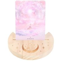 Natural Crystal Crescent Moon Tarot Card Stand