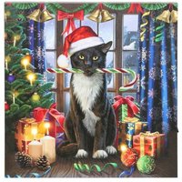 Krampuss Light Up LED Canvas Plaque