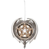 KDMD Dragon Magic Hanging Ornament in Silver